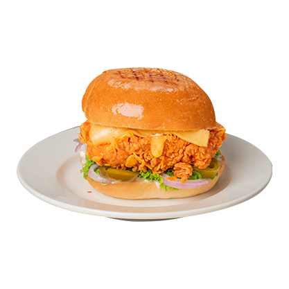 Zinger chicken burger